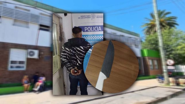 detuvieron al hombre que ataco a otro con una cuchilla de carnicero en berisso