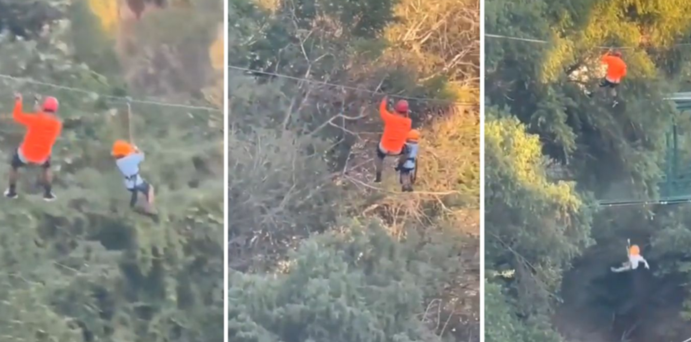 portada nene cae tirolesa