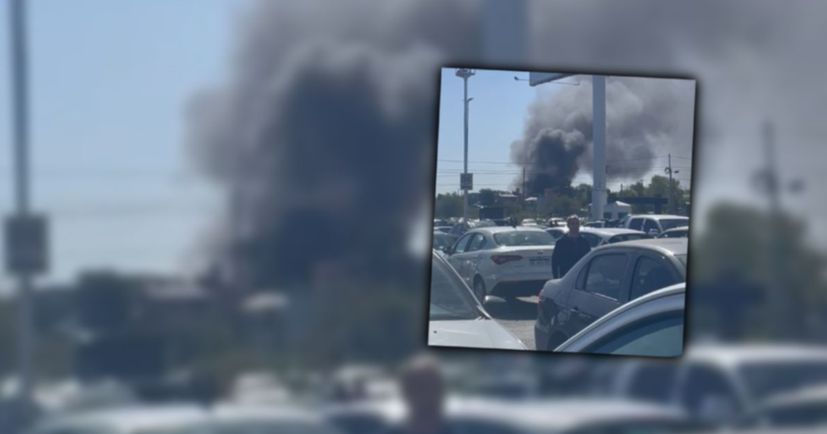 VIDEO Una gran nube negra puso en alerta a los vecinos de la zona