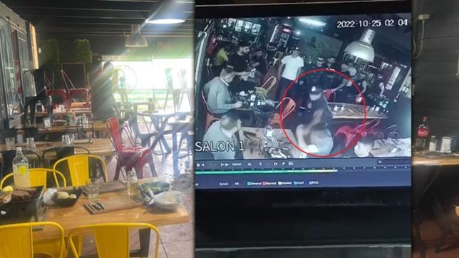 video: asi arranco la pelea entre sectores de la uocra que termino con tiros de la policia