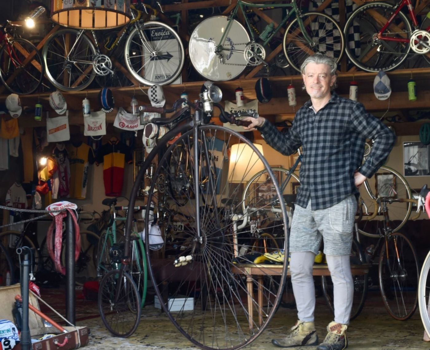 Kike Darío Porro Coleccionista de bicicletas