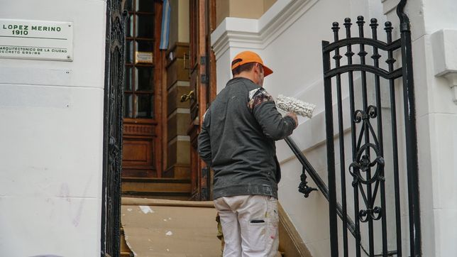 arranco la puesta en valor del palacio lopez merino