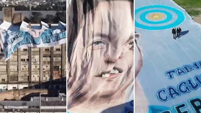 la impactante bandera que secco y cagliardi hicieron para respaldar a kicillof