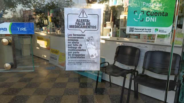 farmacias de la plata podrian cerrar por falta de medicamentos
