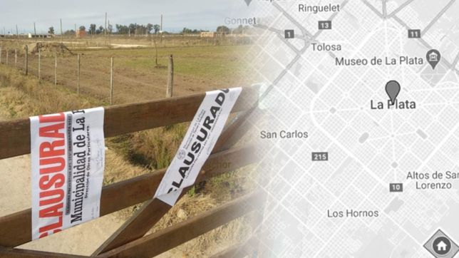 ¿donde estan los emprendimientos inmobiliarios ilegales clausurados en la plata?