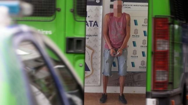 amenazo a su ex en la plata y baleo a un vecino que intervino para defenderla