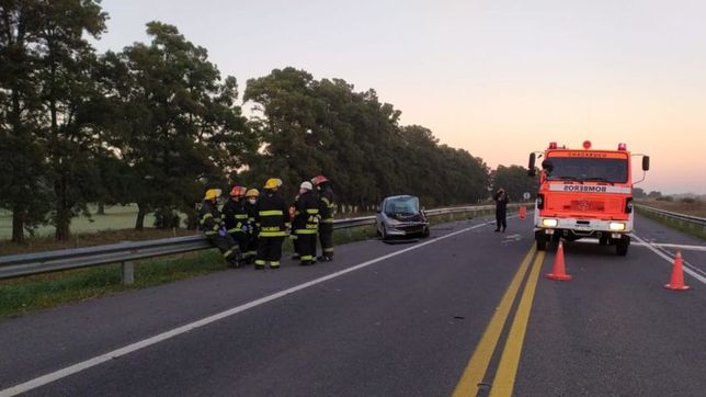 un comisario de la plata murio tras protagonizar un choque frontal en la ruta 7