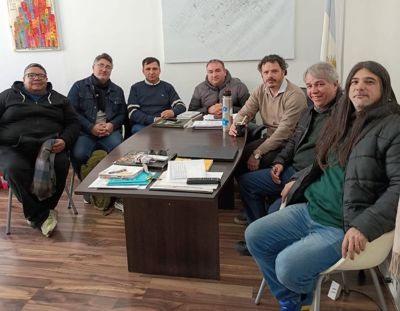 La reunión de taxistas y remiseros con autoridades de la Municipalidad de La Plata y el Concejo Deliberante