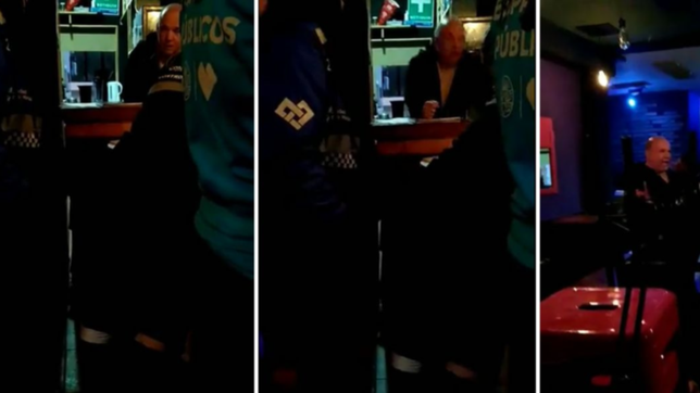 video: clausuraron un local de la plata, el dueno exploto de bronca e insulto a todos