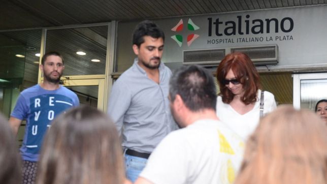 cristina fernandez de kirchner esta en la plata por la muerte de su madre ofelia wilhelm