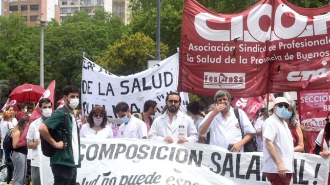 medicos bonaerenses piden subas que contemplen inflacion, sobrecarga laboral y licencias