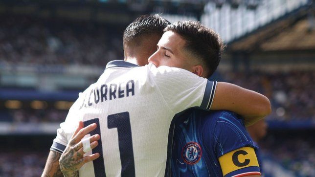 el tucu correa paso de los silbidos de los hinchas de inter al abrazo con enzo fernandez