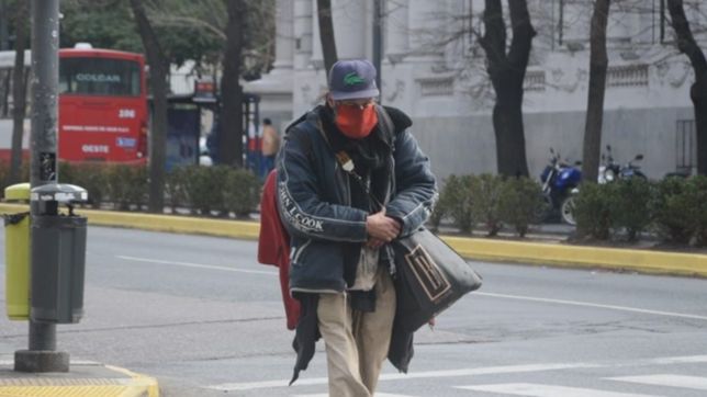 fin de semana helado y una seguidilla de dias con mucho frio en la plata