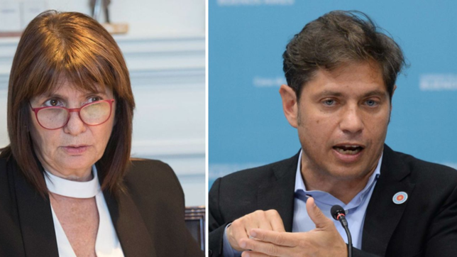 bullrich y kicillof tuvieron un fuerte cruce por una polemica cancion sobre cfk