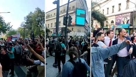Escrache, golpes e insultos entre estudiantes y docentes de la UNLP y dirigentes y militantes libertarios