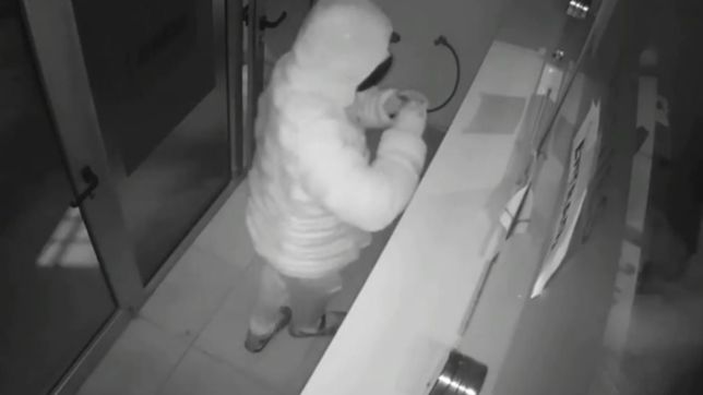 video: entro a un pago facil y se llevo dinero, una computadora y la caja fuerte