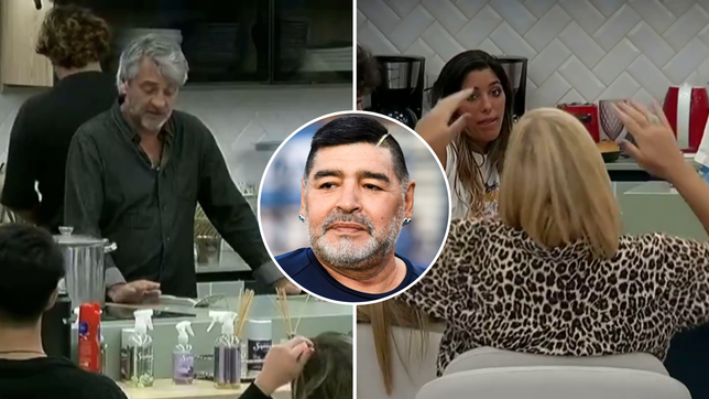 el picante ida y vuelta entre dario y virginia sobre maradona