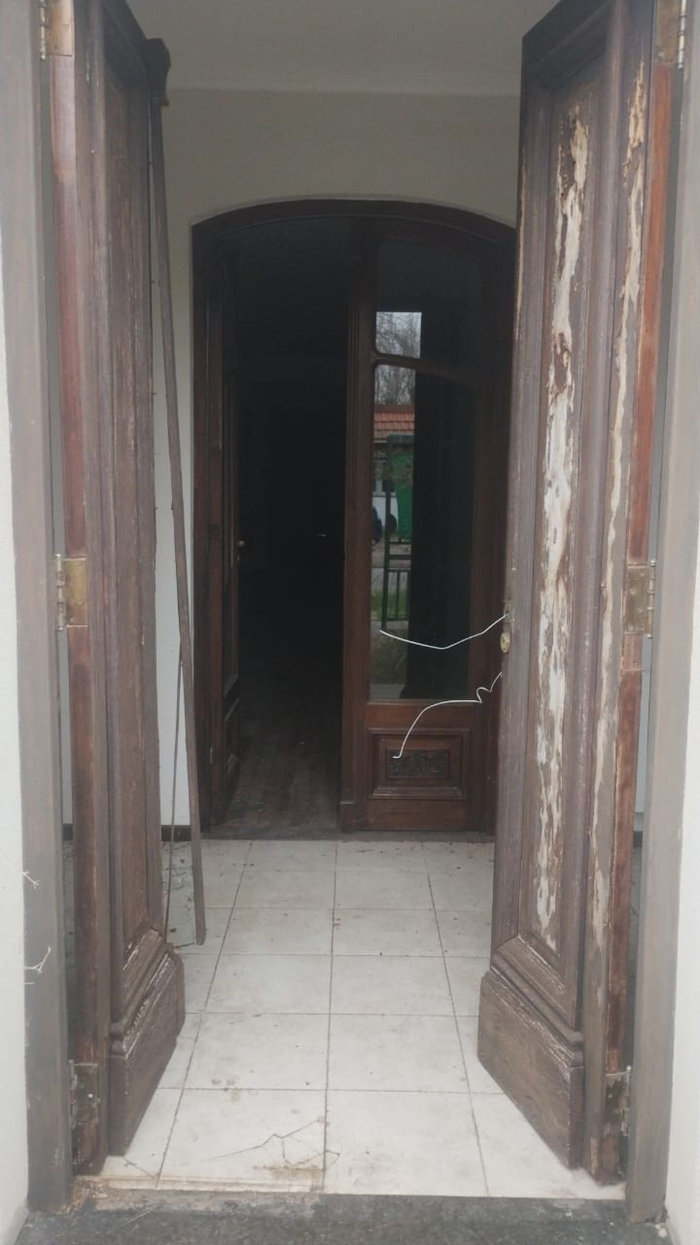 La casa de La Plata en la que fue sorprendido el sospechoso