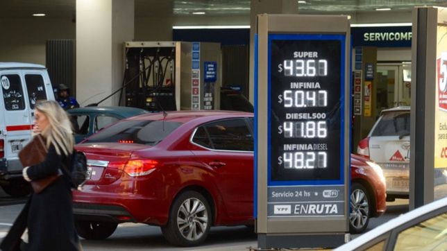 ypf aumento otra vez sus combustibles: 2,5% las naftas y 1,75% el gasoil