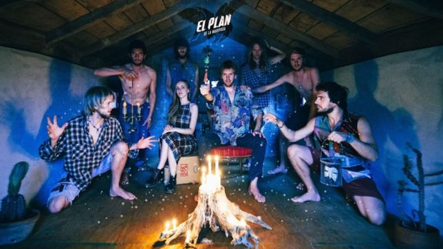 el plan de la mariposa, la pegatina y rivales, juntos en un combo musical bien arriba