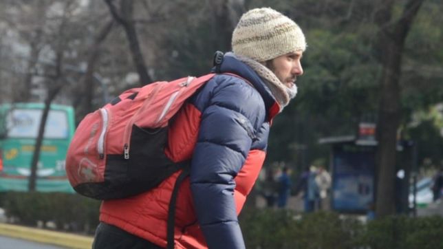 el servicio meteorologico lanzo una advertencia violeta por el frio en la plata