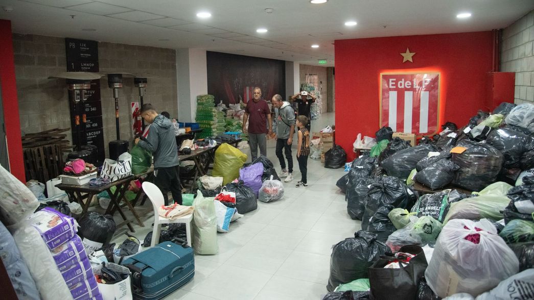 La Fundación Estudiantes continúa con la colecta para los damnificados por el temporal en Bahía Blanca