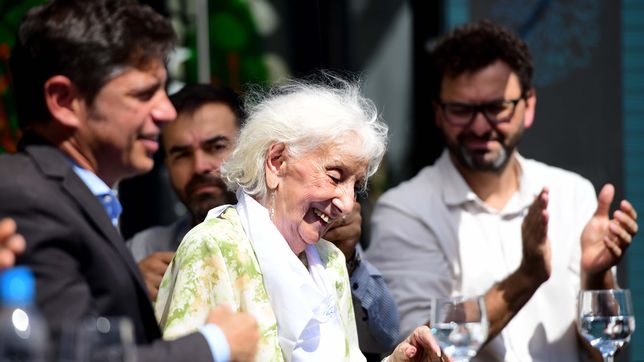 dieron de alta a estela de carlotto tras pasar la noche internada en ipensa