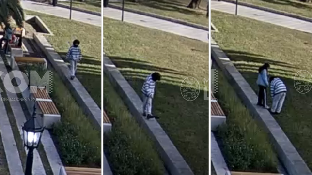 vandalizaron la nueva iluminacion led de plaza san martin