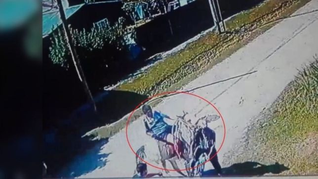video: como en el lejano oeste, ladrones a caballo asaltaron a un joven en la plata