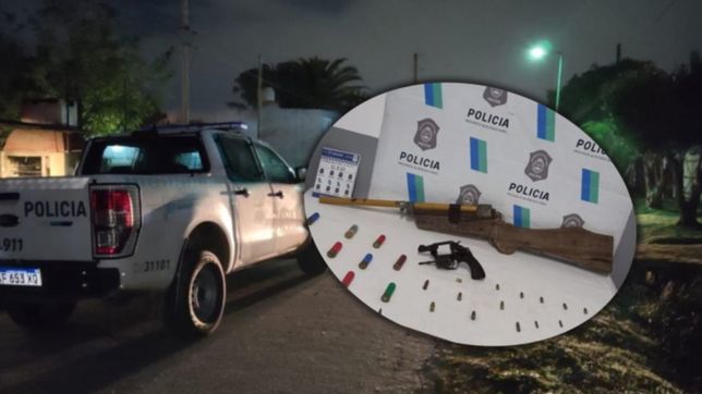 la bizarra escopeta tumbera hallada tras la detencion de una peligrosa banda en la plata