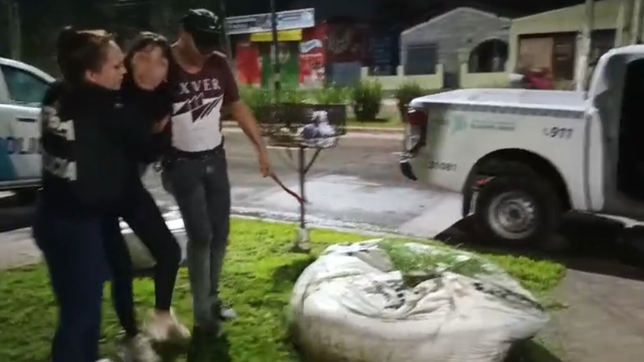 detuvieron a la hija de un barra de gimnasia por una pelea que casi termina con un muerto