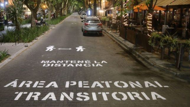 arranca la prueba piloto de calles peatonales en la plata