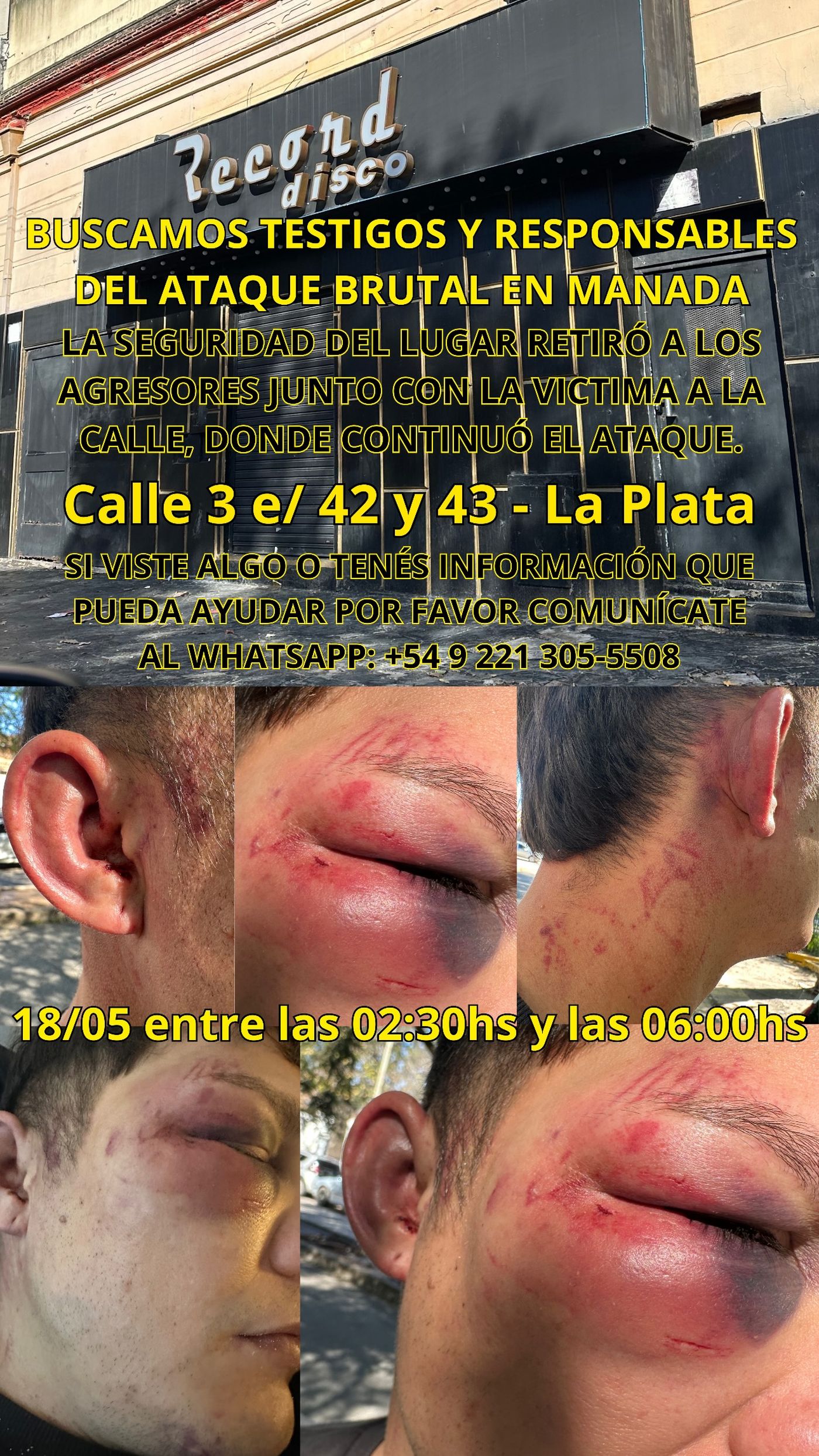 La influencer Juana Rodríguez publicó imágenes que dan cuenta del brutal ataque que sufrió su novio. La influencer Juana Rodríguez publicó imágenes que dan cuenta del brutal ataque que sufrió su novio.