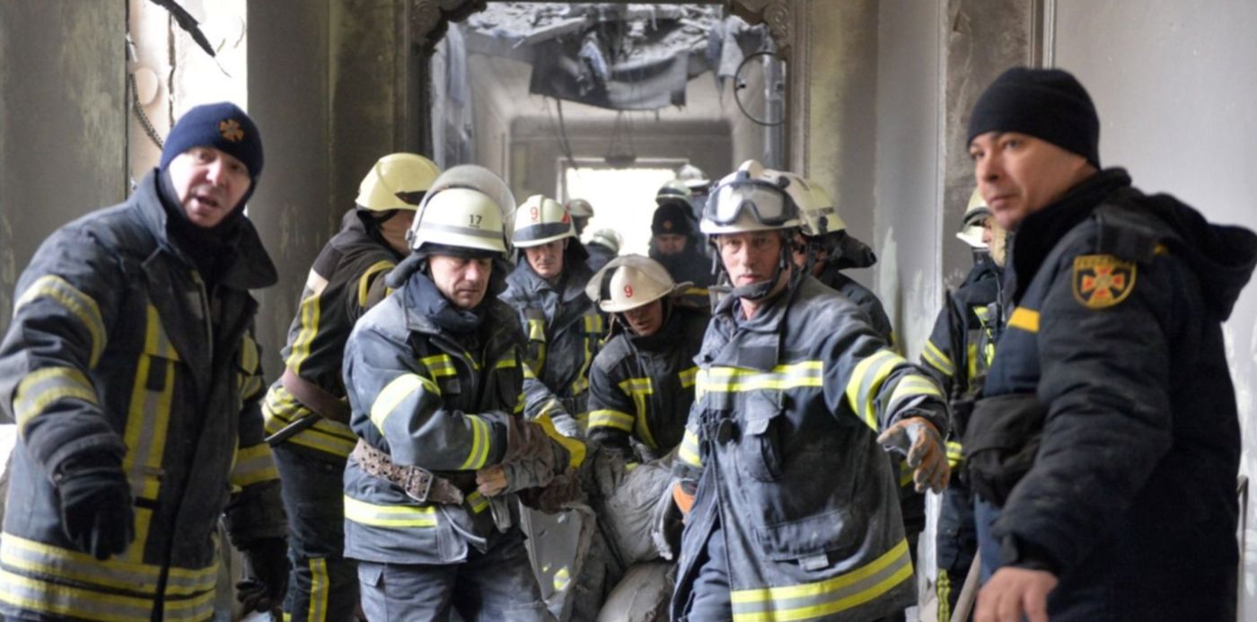 Rusia ataca Ucrania Kiev Bombardeo sobre Járkov - Bombardeo sobre Járkov