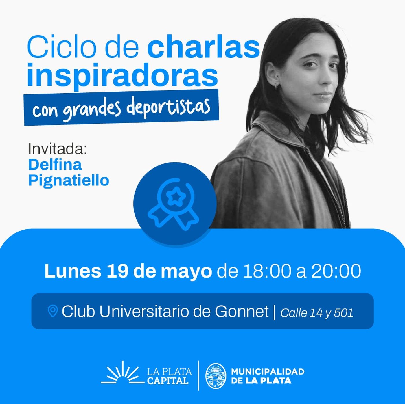 Delfina Pignatiello y el anuncio de Club Universitario.