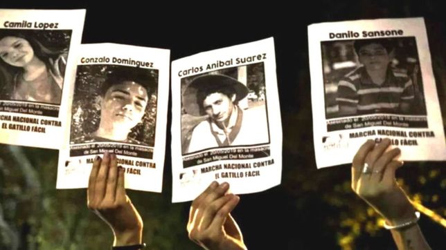 arranca en la plata el juicio a los cuatro policias acusados por la masacre de monte