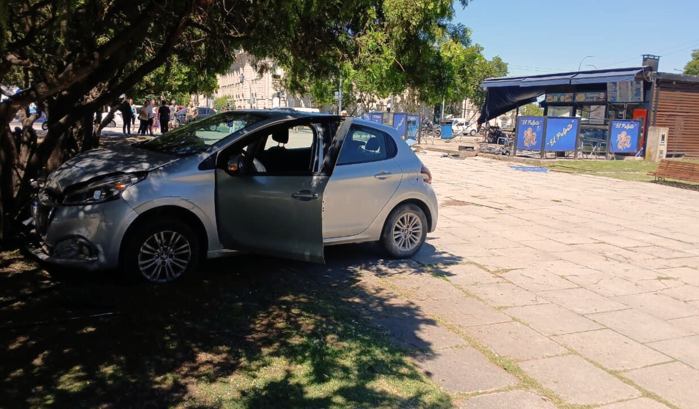Accidente en Plaza Moreno El Pulpito