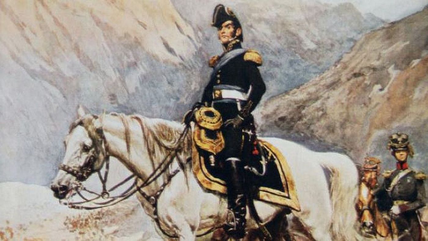 Fue un caballo fundamental en las principales batallas de San Martín. 