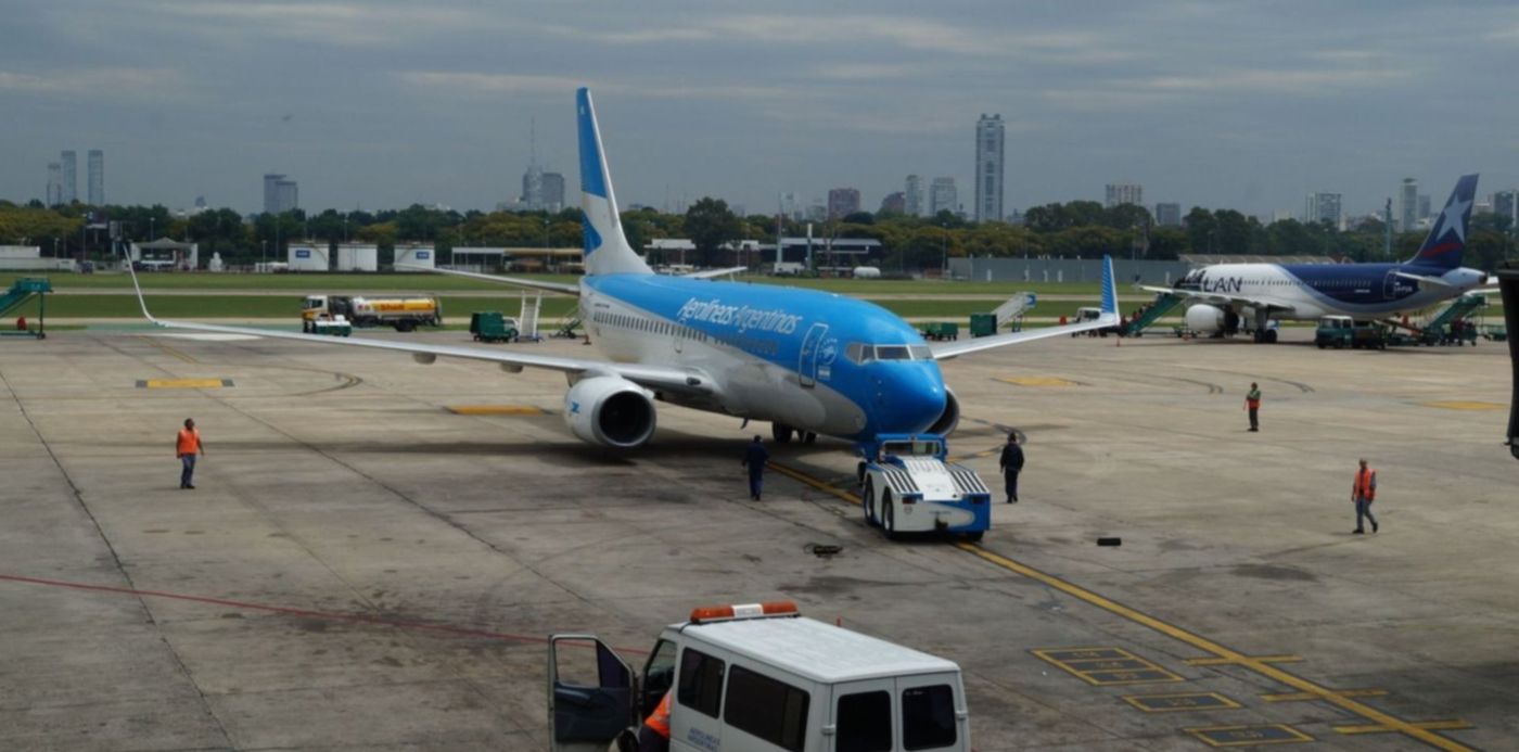 Aerolíneas en Aeroparque