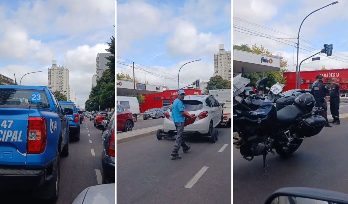 conductor impide que la grúa se lleve su auto en 7