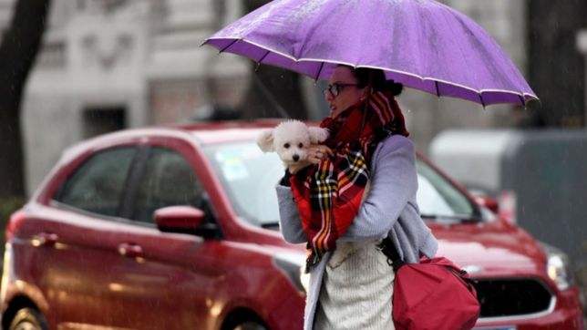 anticipan mas lluvias e intensas rafagas de viento en la plata