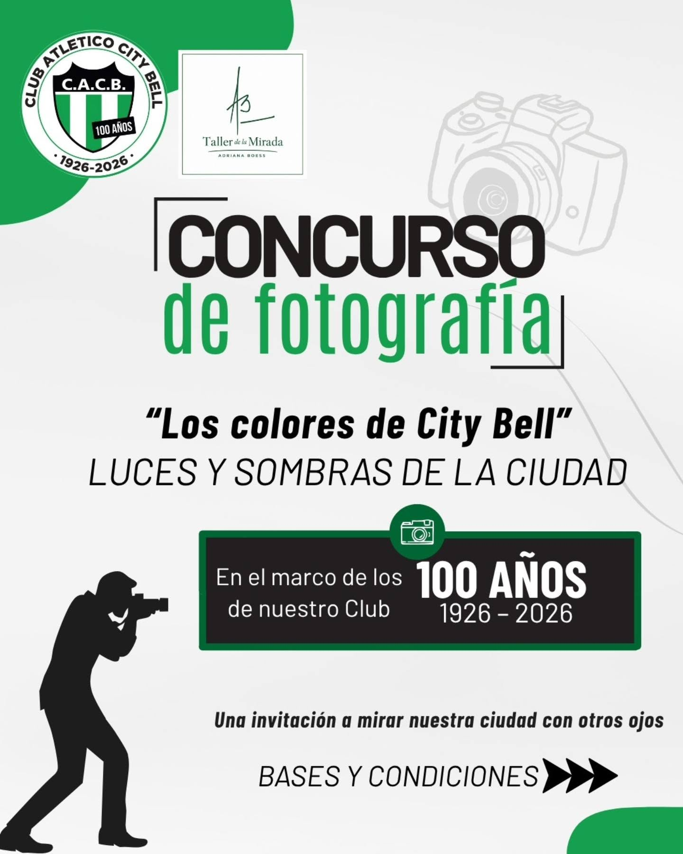 Las fotografías seleccionadas integrarán una muestra abierta al público durante noviembre en el Club Atlético City Bell