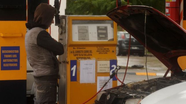 por la ola polar, suspenden la carga de gnc en todas las estaciones de servicio de la plata