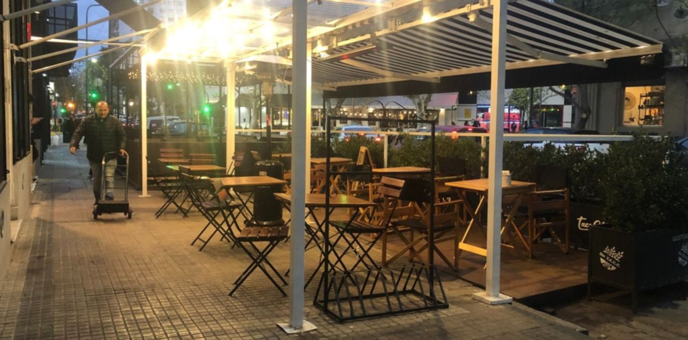 mesas en al calle decks bares restaurantes