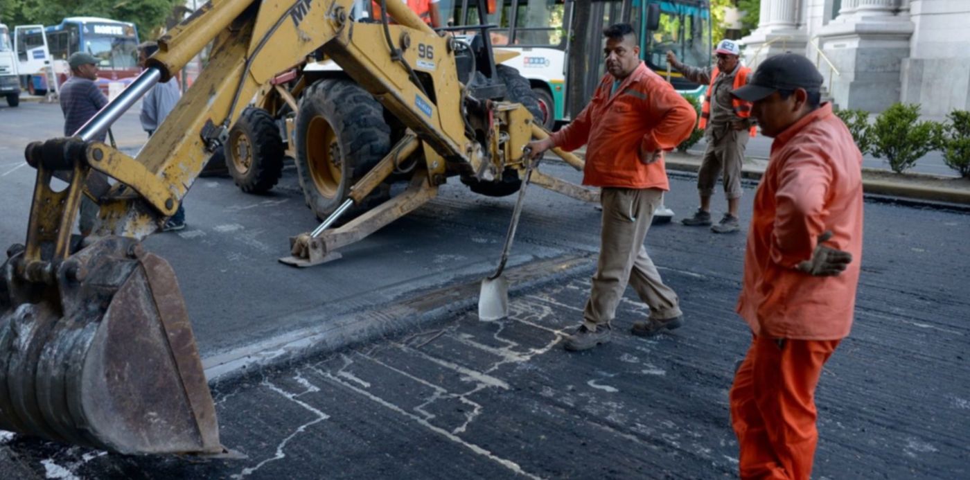 Obra Obras Repavimentación Calle 7