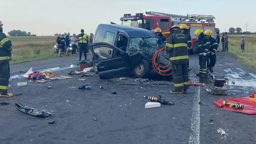 Una pareja de Berisso murió en un brutal choque en Ruta 3