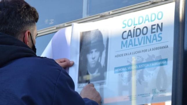 mas de 300 micros de la plata llevaran las caras de 15 excombatientes caidos en malvinas
