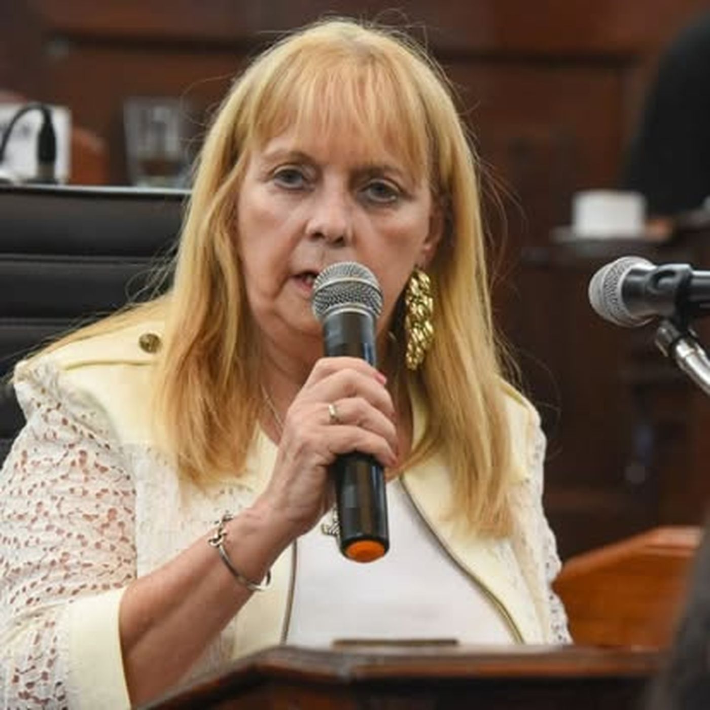 Mónica Labarthé, directora y artífice. Su coleccion personal dio origen al museo.