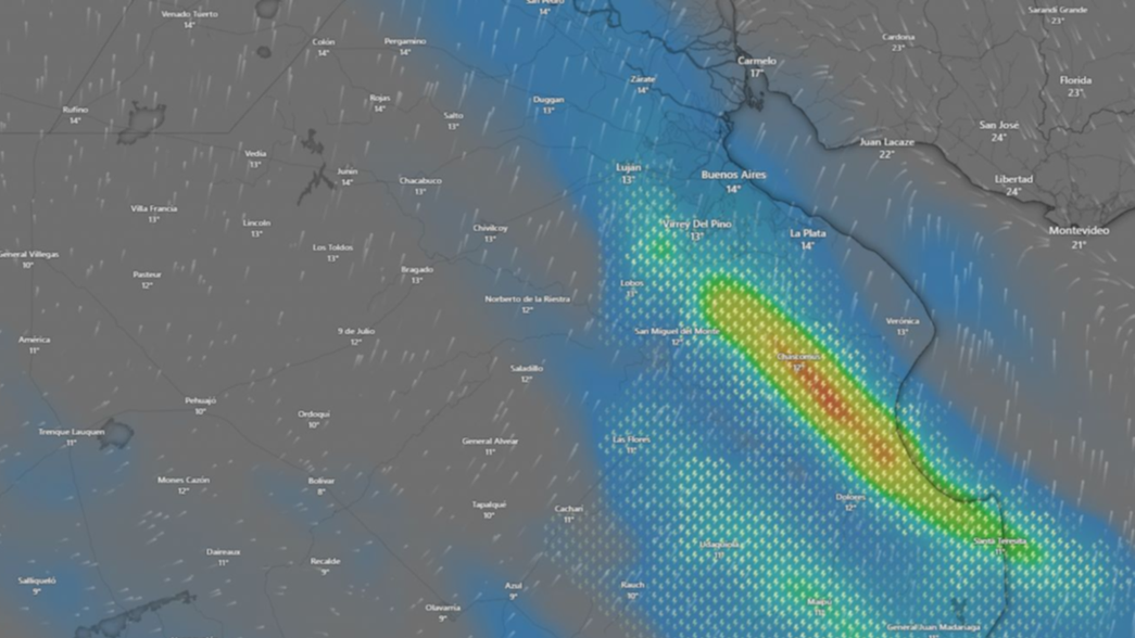 ¿A qué hora llegarían las tormentas anunciadas para este sábado en La Plata?