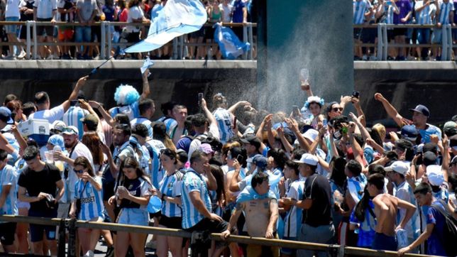 mas de 30 personas terminaron hospitalizadas por los accidentados festejos de la seleccion